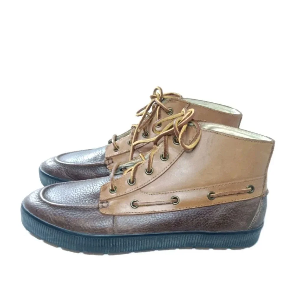 Polo Ralph Lauren Delmont Chukka Boots Men's Size 11 D Brown Leather